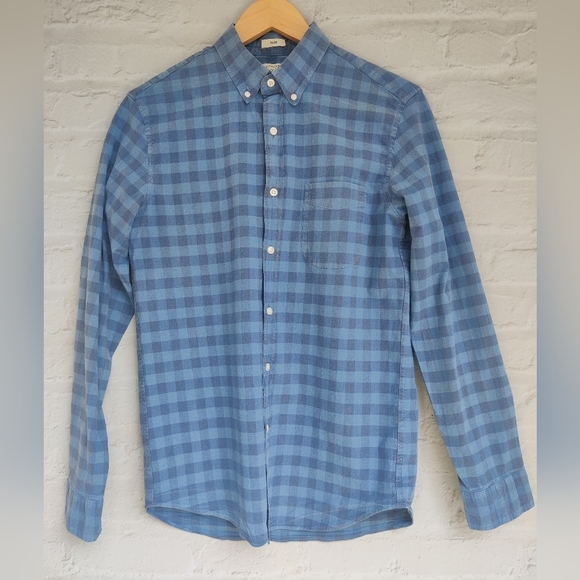 Slim J Crew Stretch Button Down (Small) - Picture 3 of 8